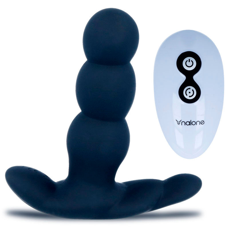 Nalone Pearl - Massaggiatore con telecomando, colore nero - vista frontale
