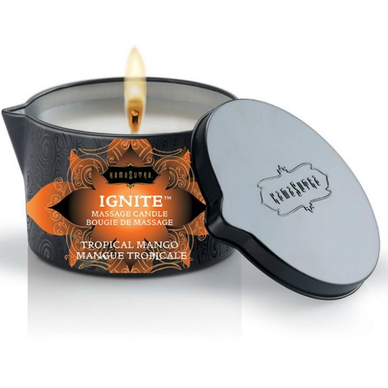 Kamasutra Candela 170 g - Olio da massaggio, kit da 3, colore standard