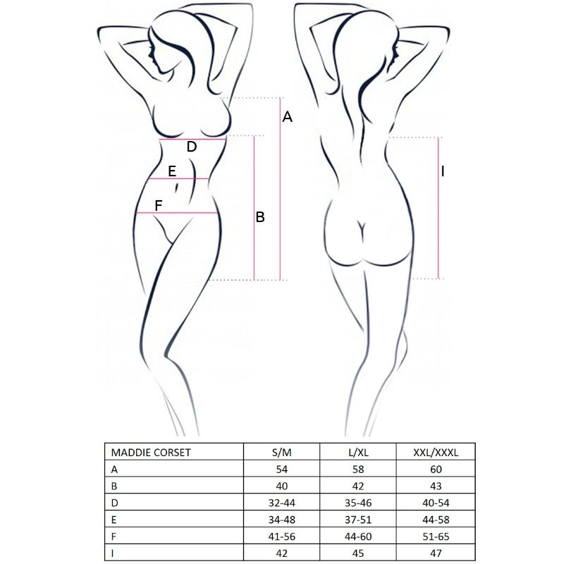Passion Woman Maddie Corsetto - Lingerie - vista laterale