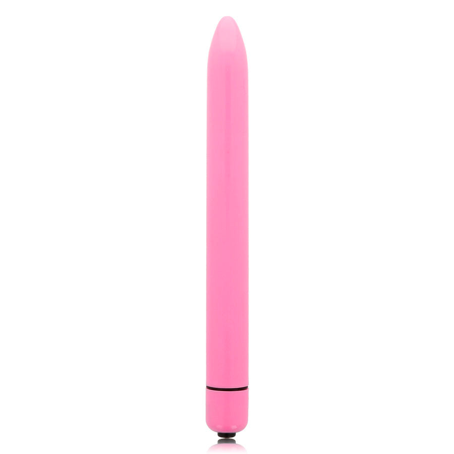 Glossy Slim Deep Rose - Mini massaggiatore - vista laterale