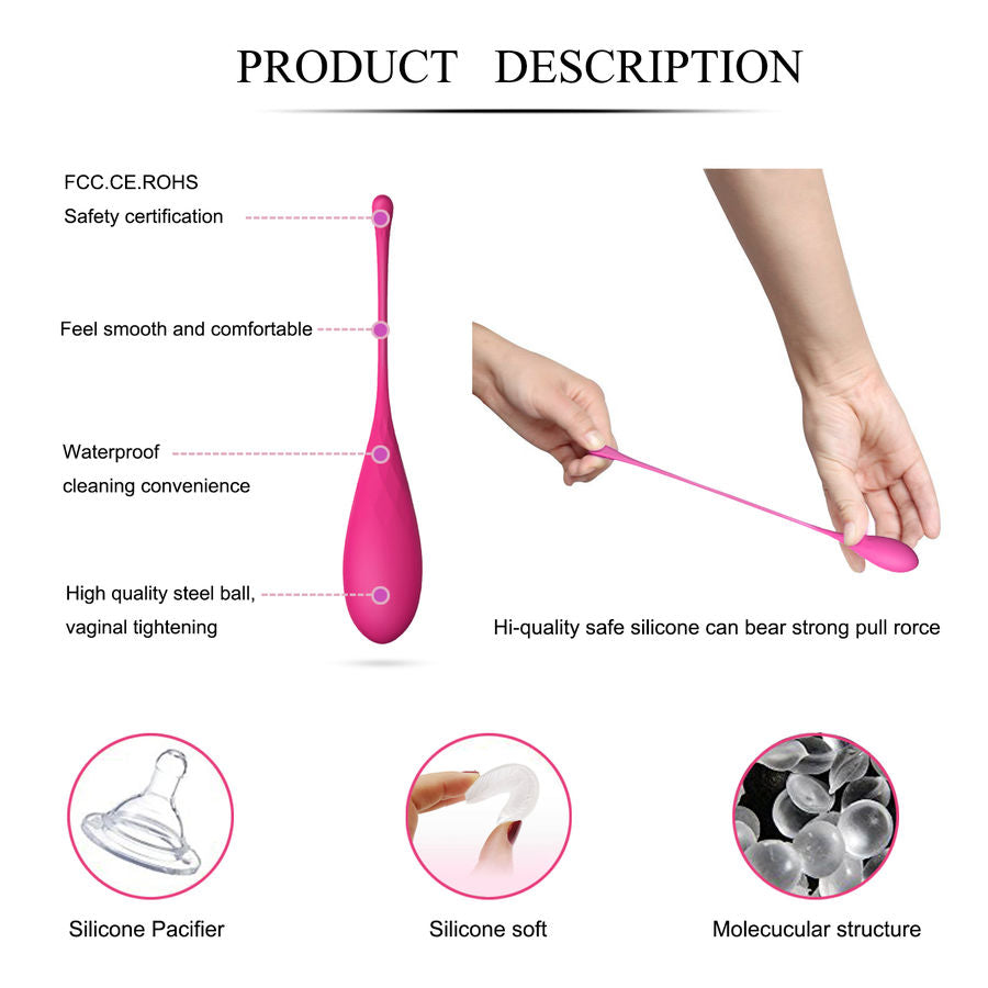 Leslie Allenamento Muscoli Pelvici Kegel Fit 6 - Palline Kegel - retro