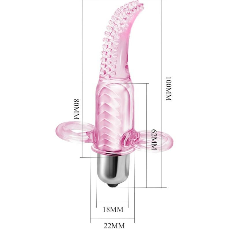Baile Vibro Ditale - Accessorio intimo - vista laterale