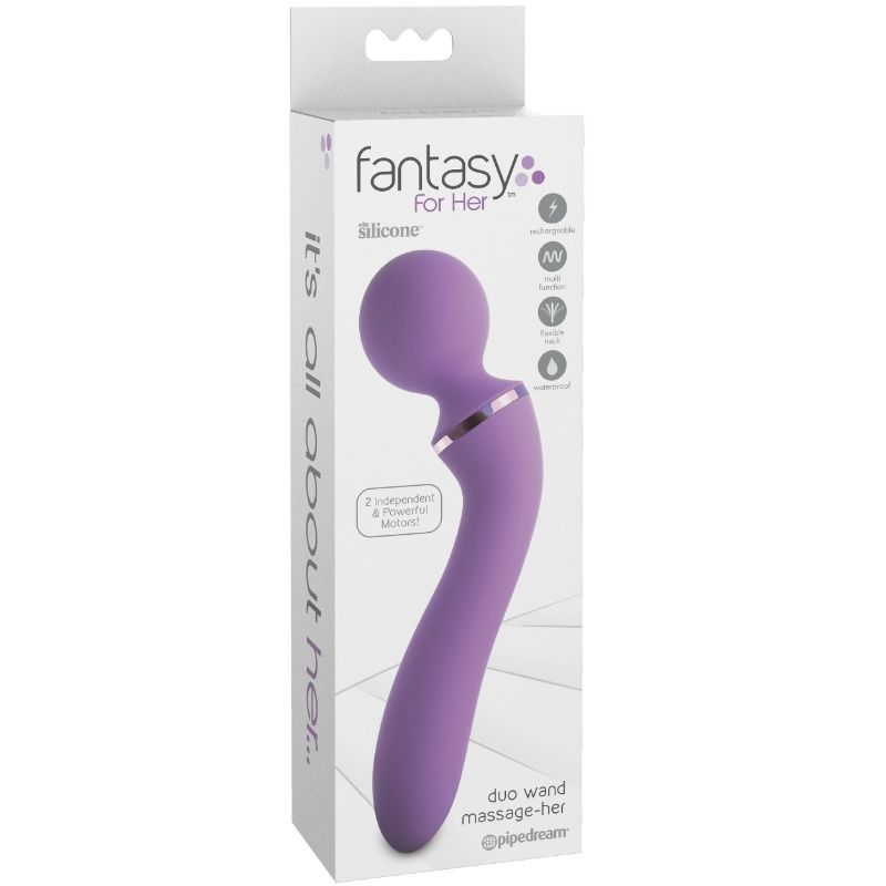 Fantasy For Her Duo Wand Massage Her - Massaggiatore wand - vista laterale