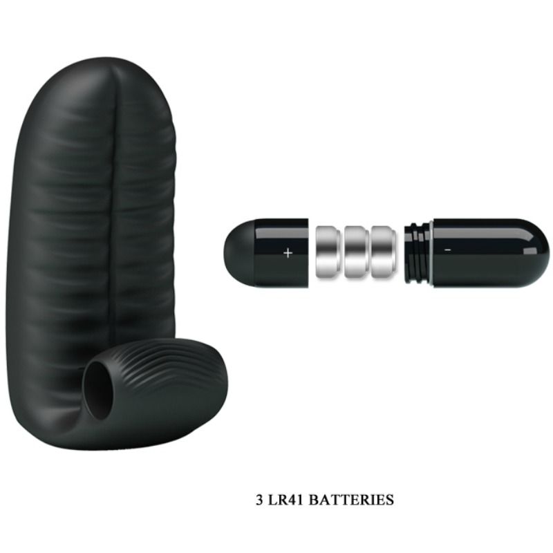 Pretty Love Abbott Ditale - Accessorio intimo, colore nero - in mano per le dimensioni