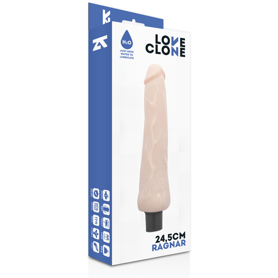 Loveclone Autolubrificante Ragnar 24.5 CM O 3.5 CM - Accessorio intimo - nella confezione