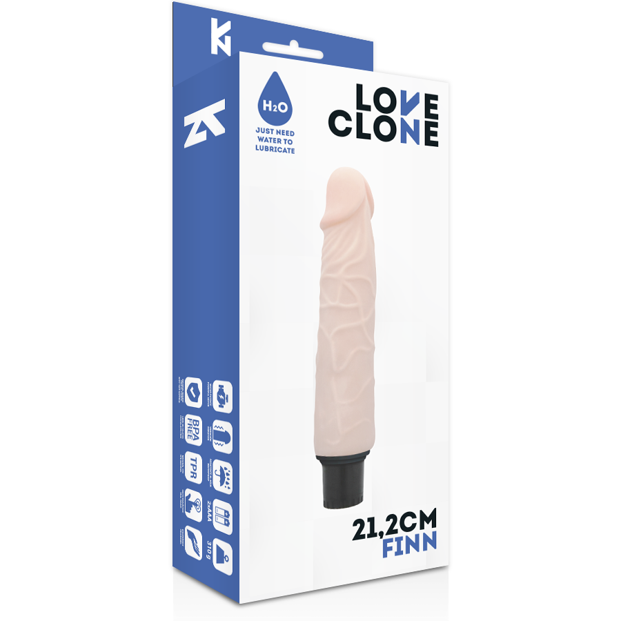 Loveclone Autolubrificante Finn 21.2 CM O 3.8 CM - Accessorio intimo - nella confezione