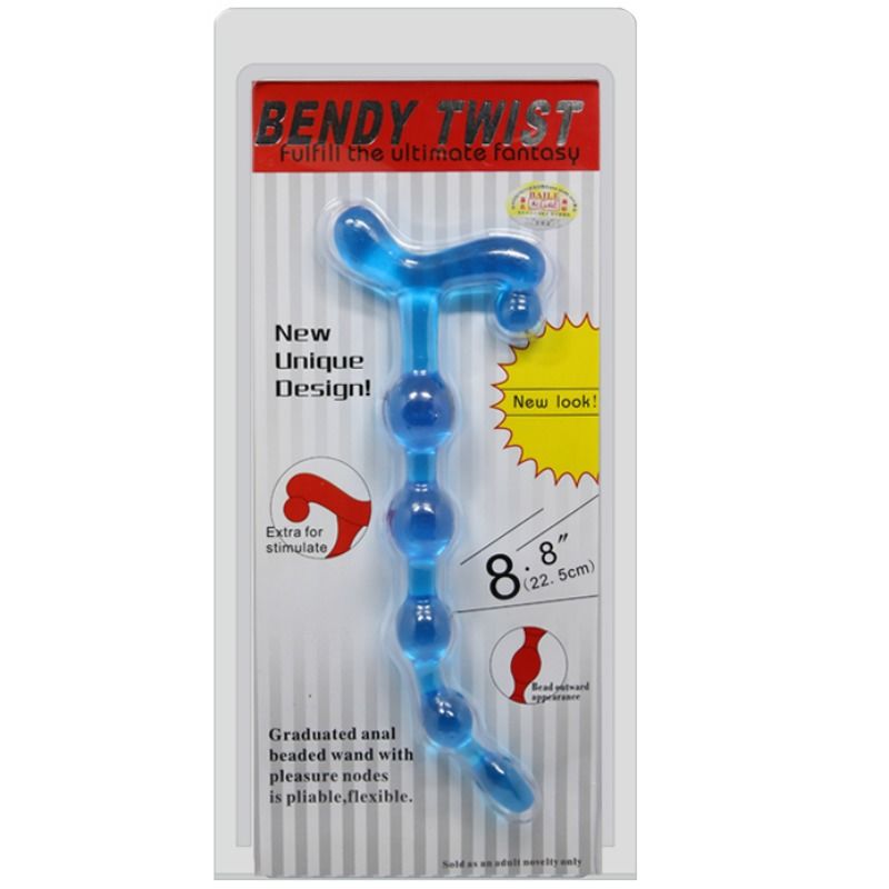 Baile Sfere - Palline Kegel, colore blu - vista laterale