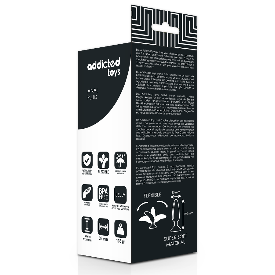 Addicted Toys Plug 13.5 CM - Accessorio intimo - nella confezione