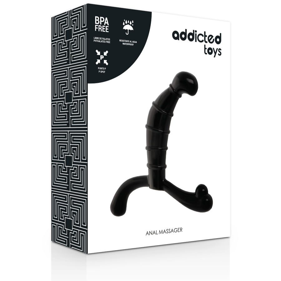 Addicted Toys Anale - Dispositivo per uomo, colore anale prostata nero - dettaglio