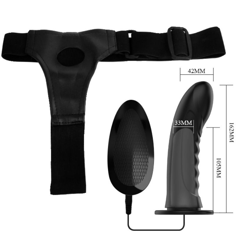 Pretty Love Abbasbailea Love Marvin Strap ON - Massaggiatore con telecomando - in mano per le dimensioni
