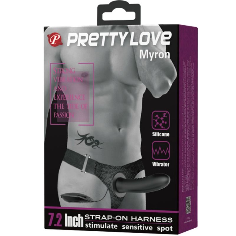 Pretty Love Abbasbailea Love Myron Strap ON - Massaggiatore con telecomando - retro