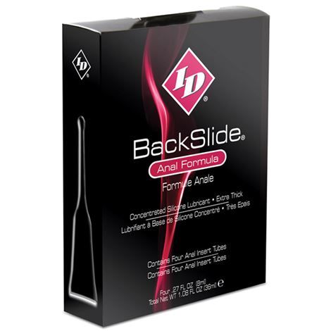 Id Backslide Inserto 4 Tubi 8ML 8 ml - Lubrificante, kit da 3