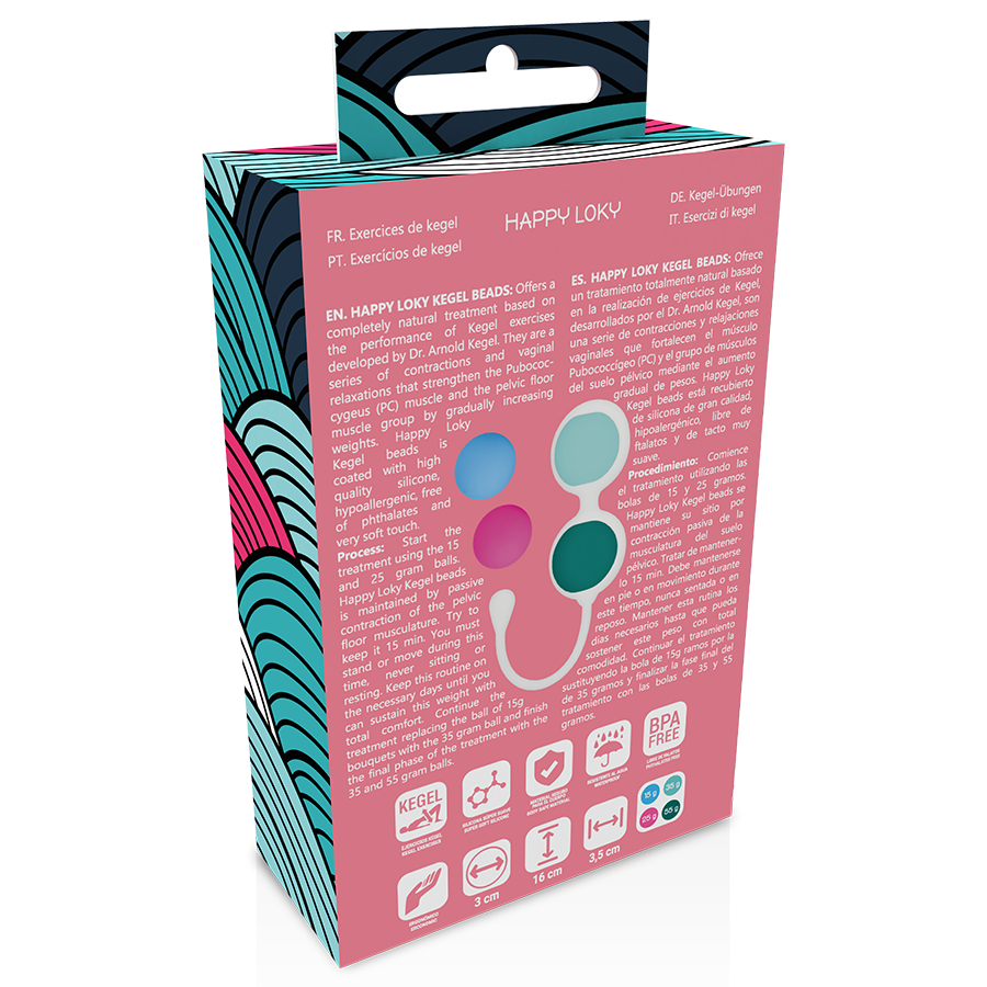 Happy Loky Kegel Beads - Palline Kegel - nella confezione