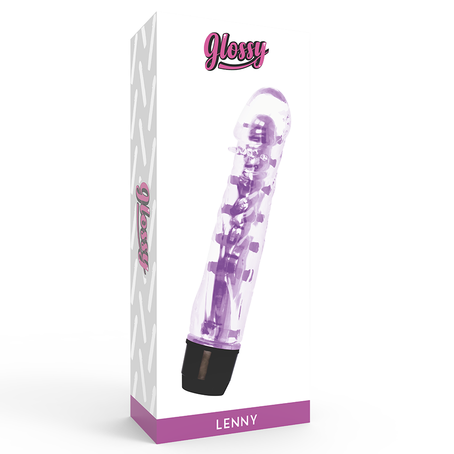 Glossy Lenny - Accessorio intimo, colore viola - nella confezione