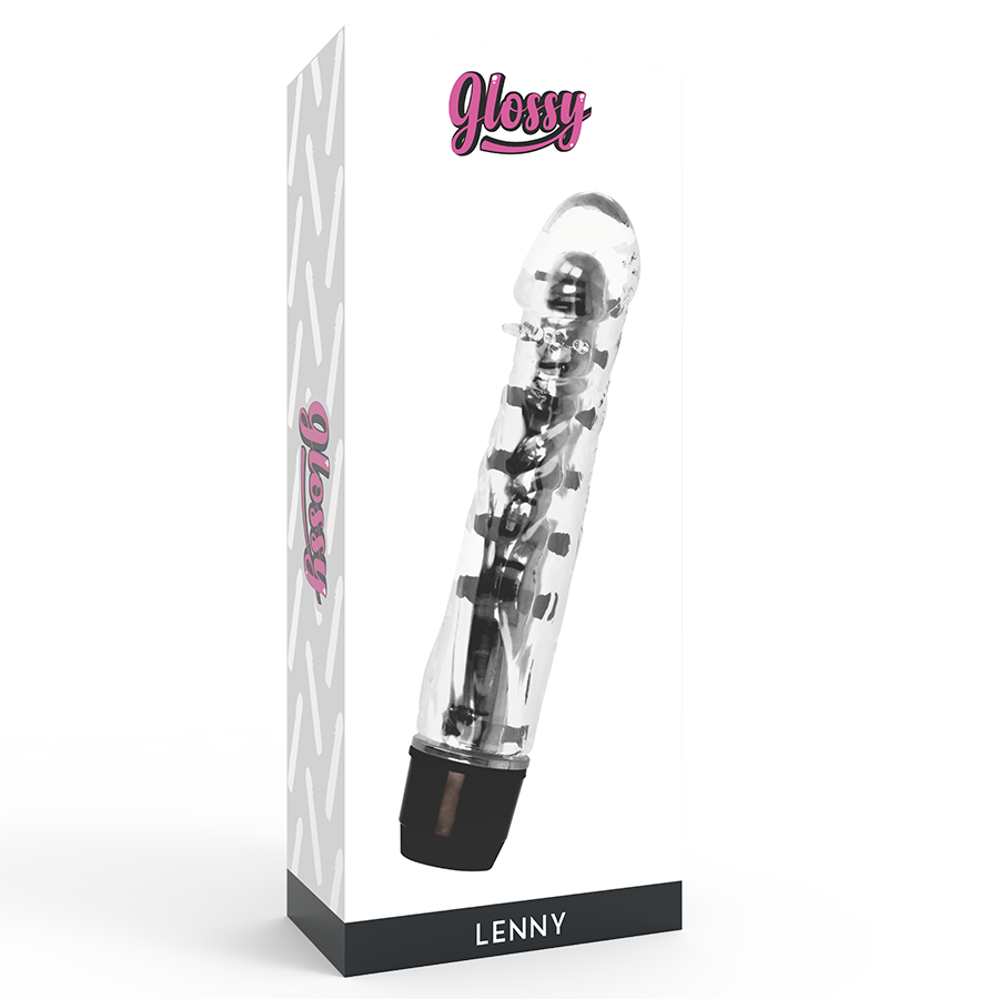 Glossy Lenny - Accessorio intimo, colore nero - nella confezione