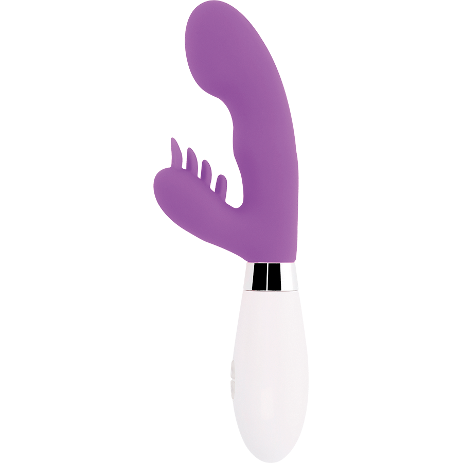 Glossy Elvis - Massaggiatore doppio, colore viola - dettaglio