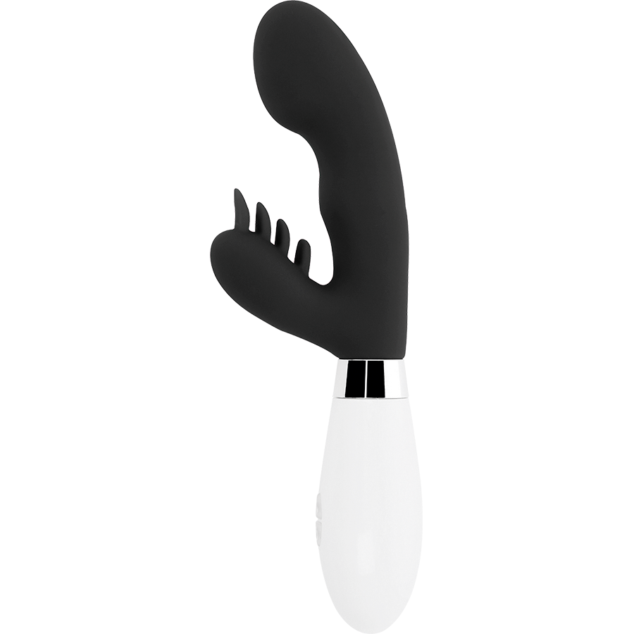 Glossy Elvis - Massaggiatore doppio, colore nero - vista laterale