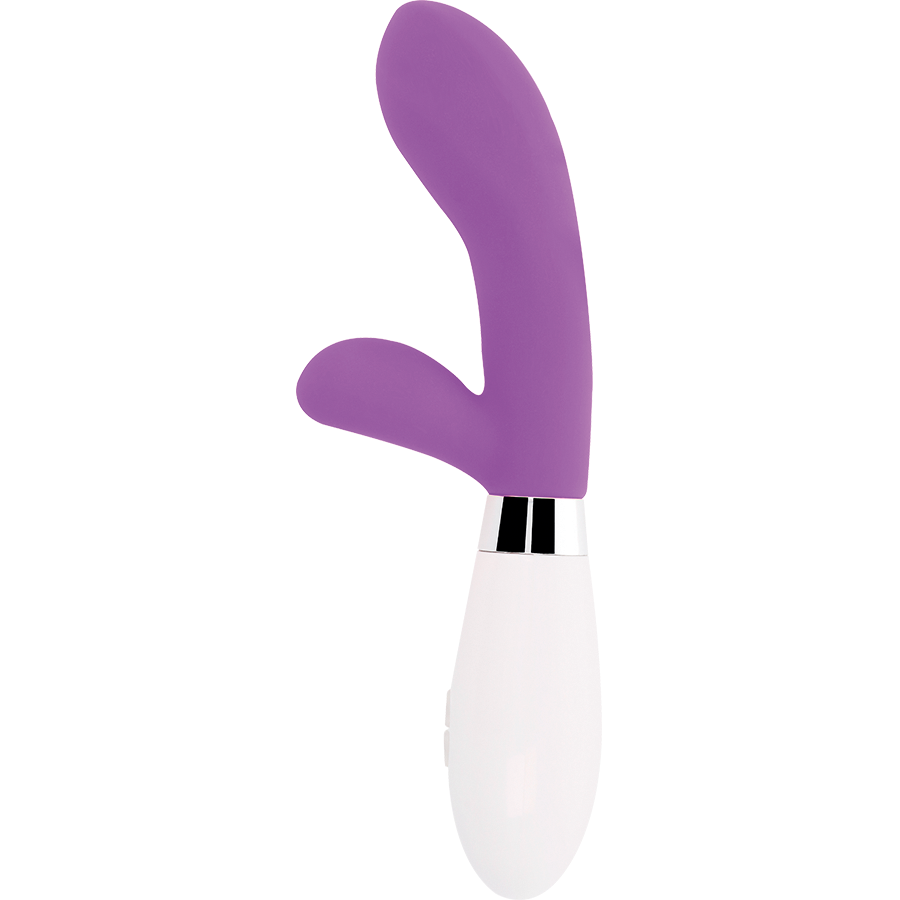 Glossy Jackson - Massaggiatore doppio, colore viola - vista laterale