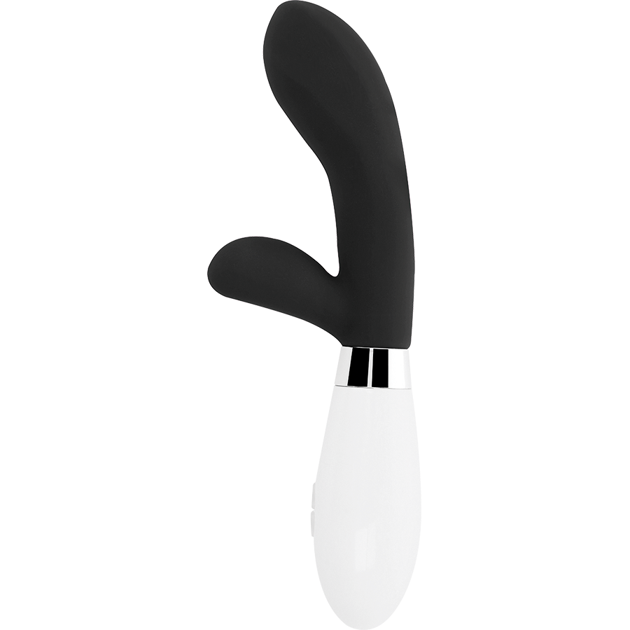 Glossy Jackson - Massaggiatore doppio, colore nero - vista laterale