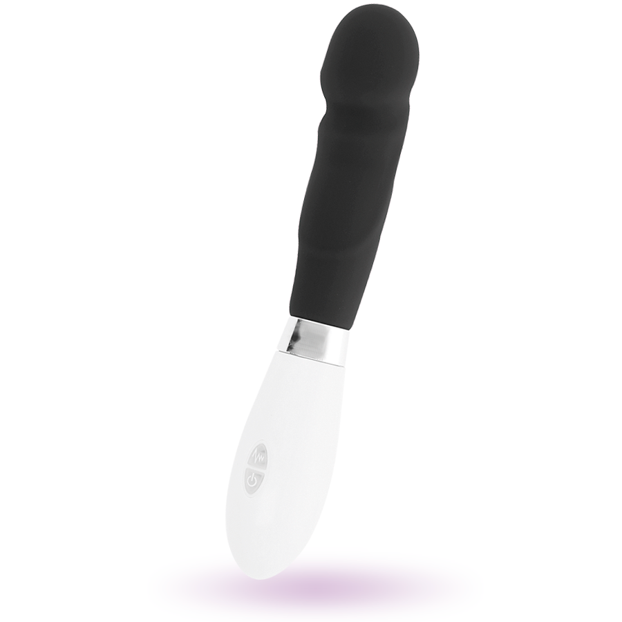 Glossy Paul - Massaggiatore curvo, colore nero - dettaglio