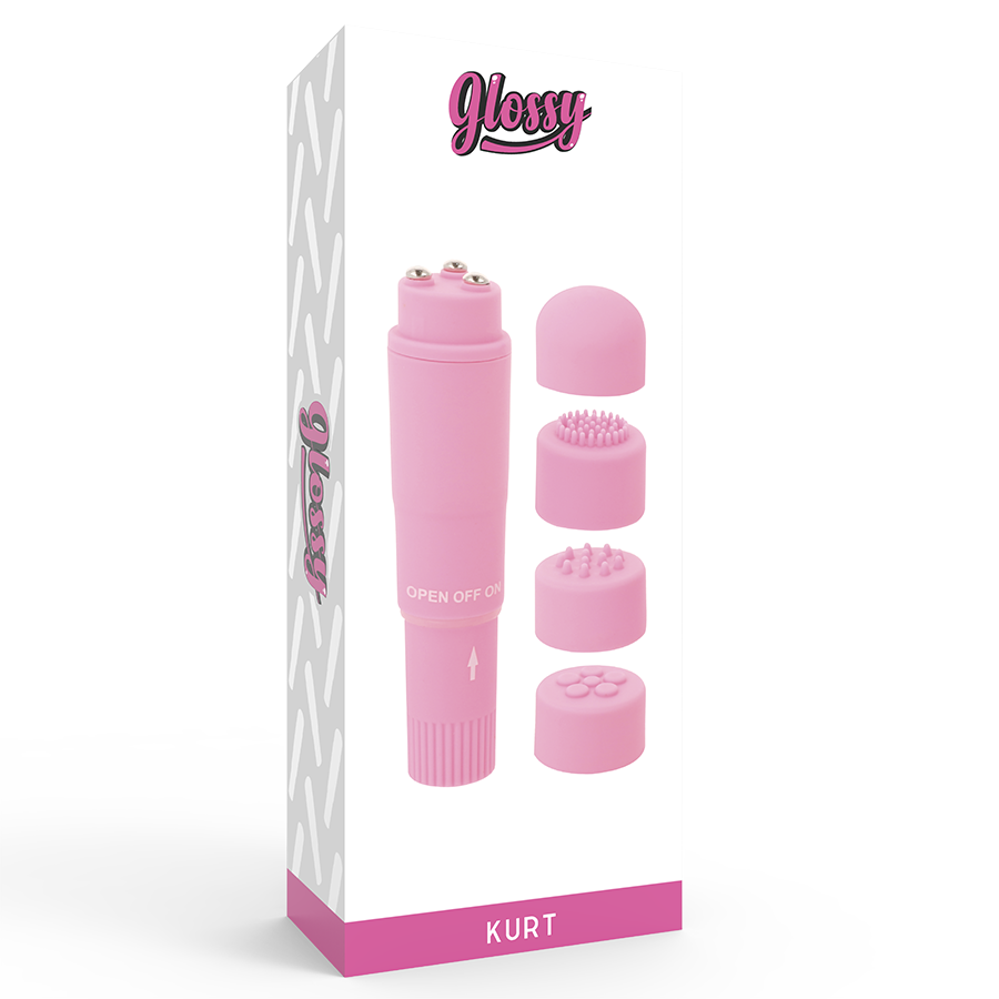 Glossy Pocket Kurt - Mini massaggiatore - nella confezione