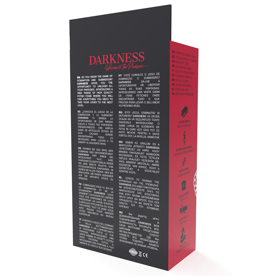 Darkness Collana - Accessorio intimo, colore standard - retro
