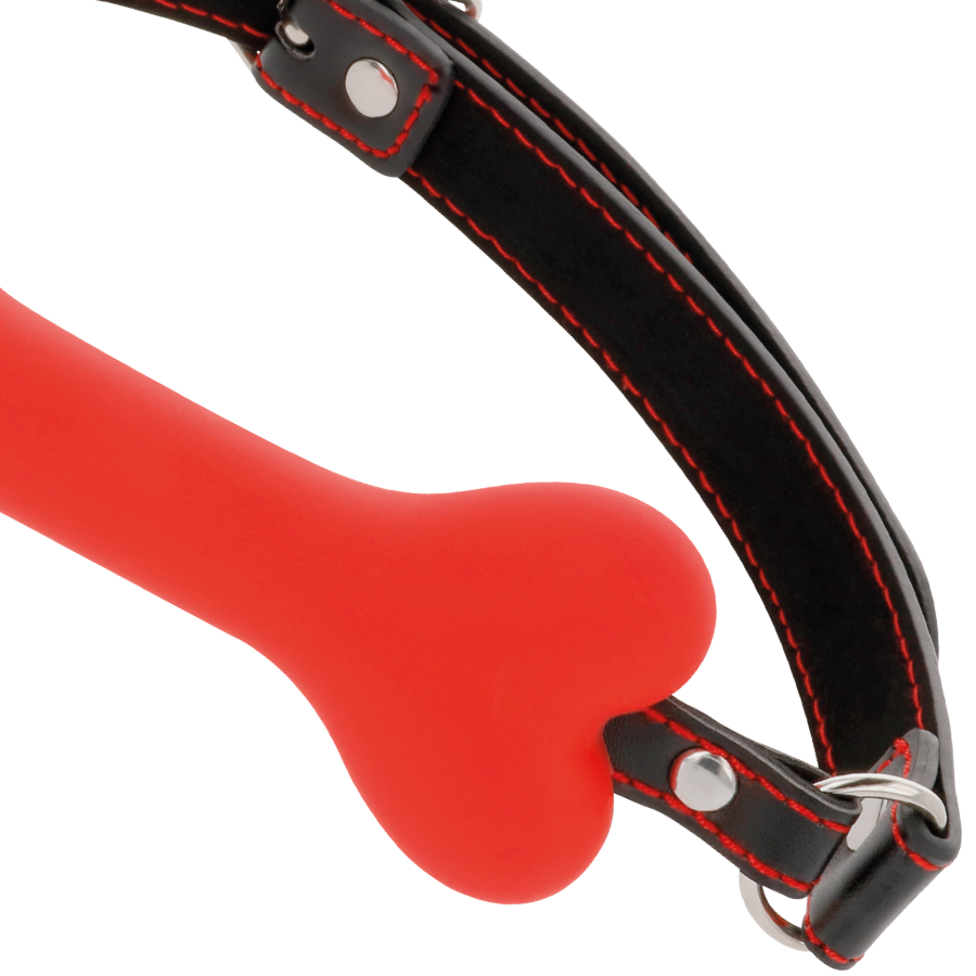 Darkness Bavaglino - Accessorio intimo, colore red bone - dettaglio