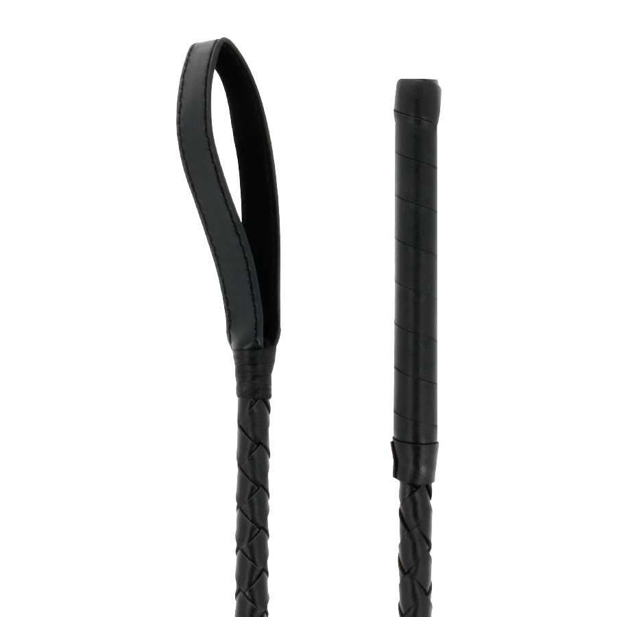 Darkness Frusta - Lingerie, colore bdsm fetish nera 70 cm - vista laterale