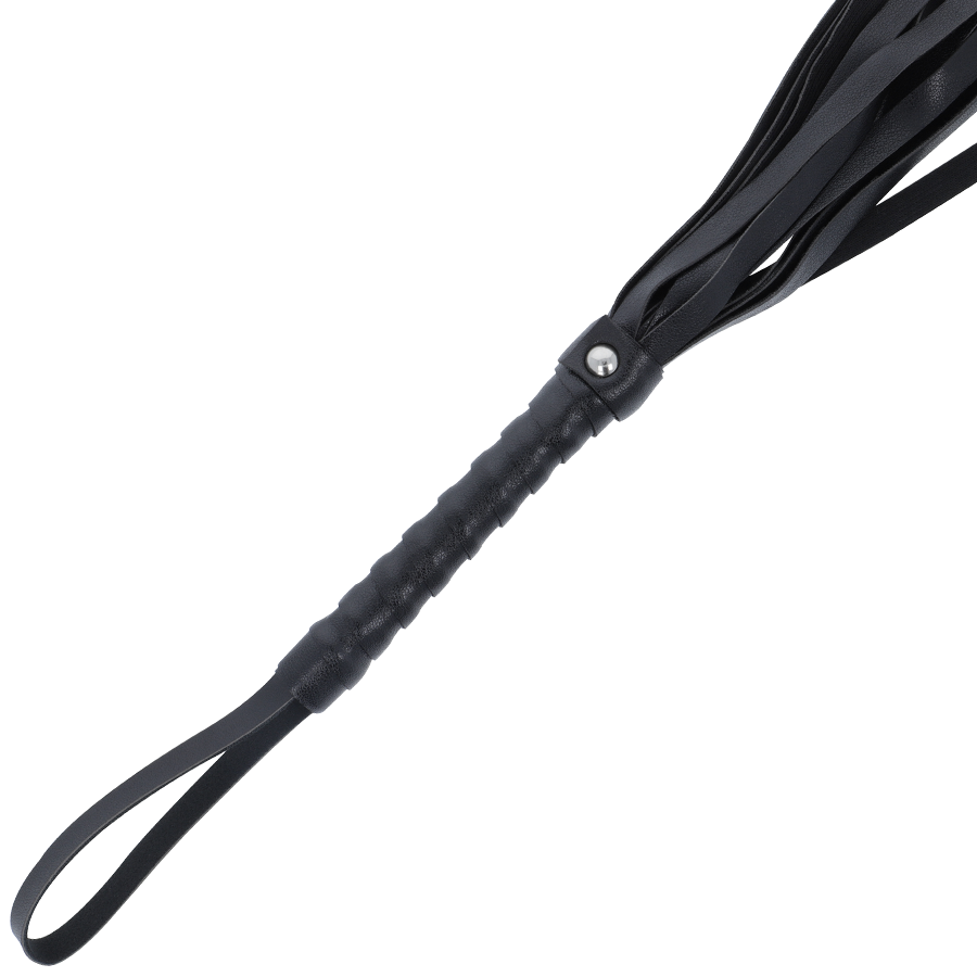 Darkness Frusta Bondage - Accessorio intimo, colore nera 45 cm - vista laterale