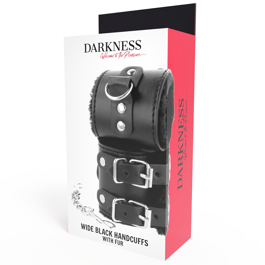 Darkness Manette Nere Regolabili - Accessorio intimo - retro