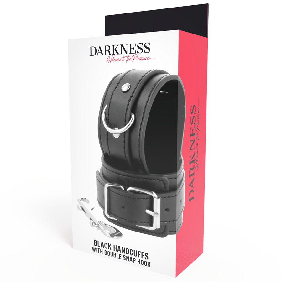 Darkness Manette Nere Regolabili - Accessorio intimo - retro