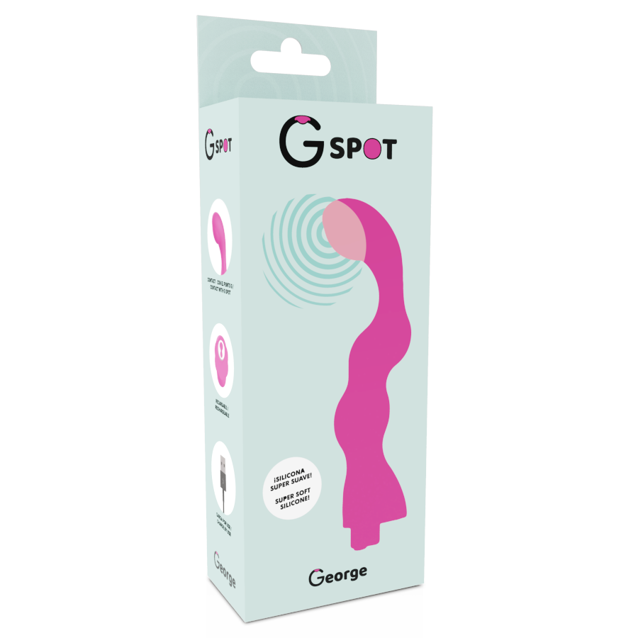 G-Spot George - Massaggiatore curvo - in mano per le dimensioni