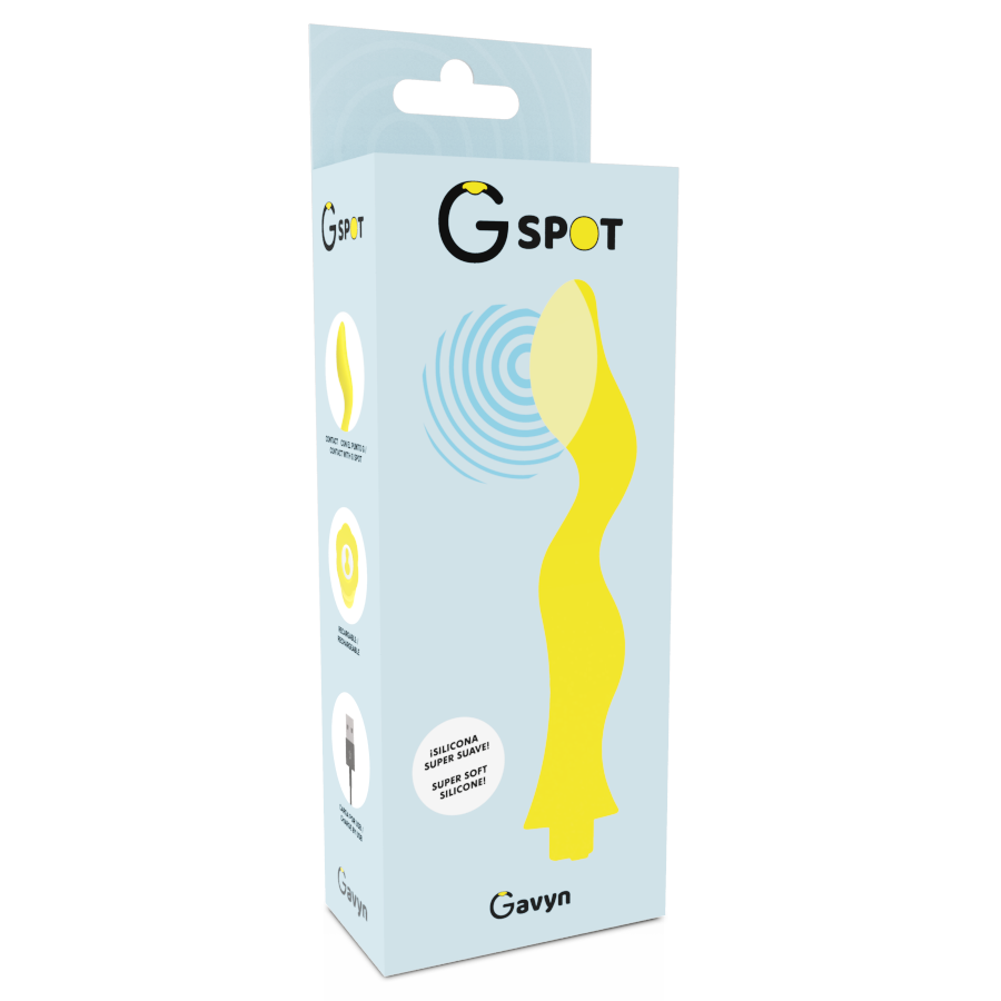 G-Spot Gavyn - Massaggiatore curvo - nella confezione