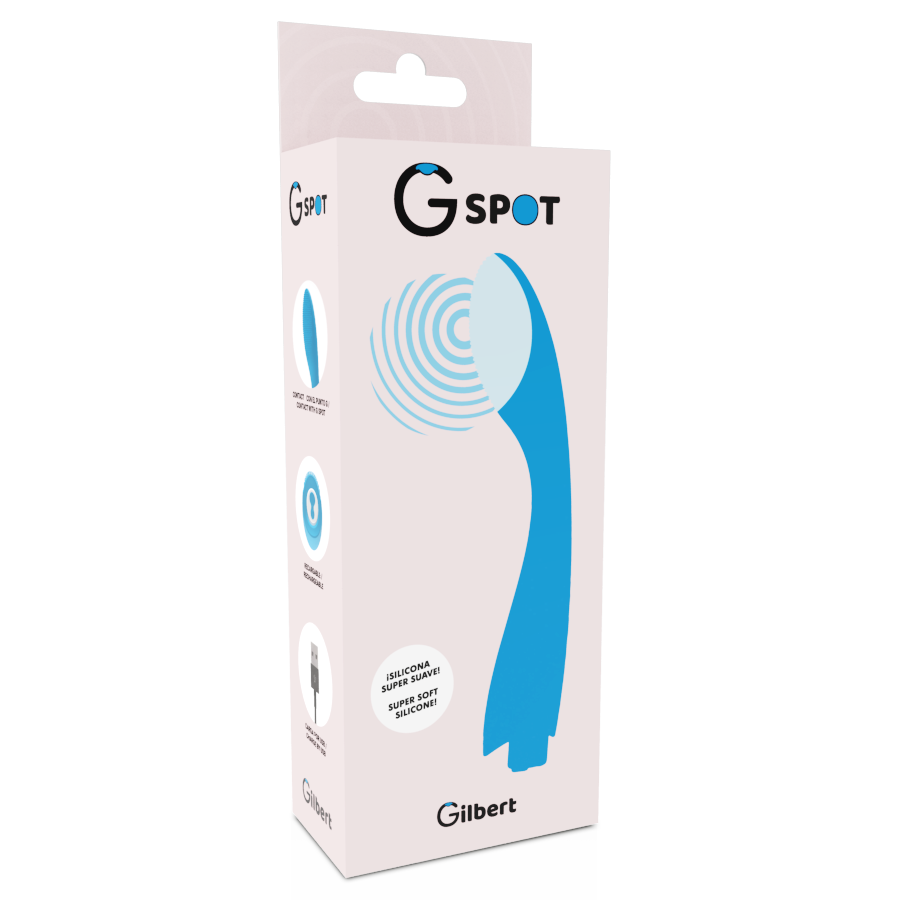 G-Spot Gylbert - Massaggiatore curvo - in mano per le dimensioni
