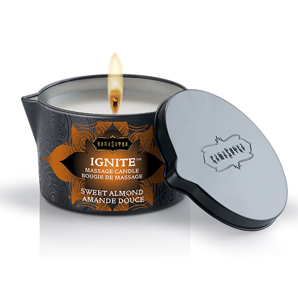 Kamasutra Candela 170 g - Olio da massaggio, kit da 3, colore standard - vista laterale