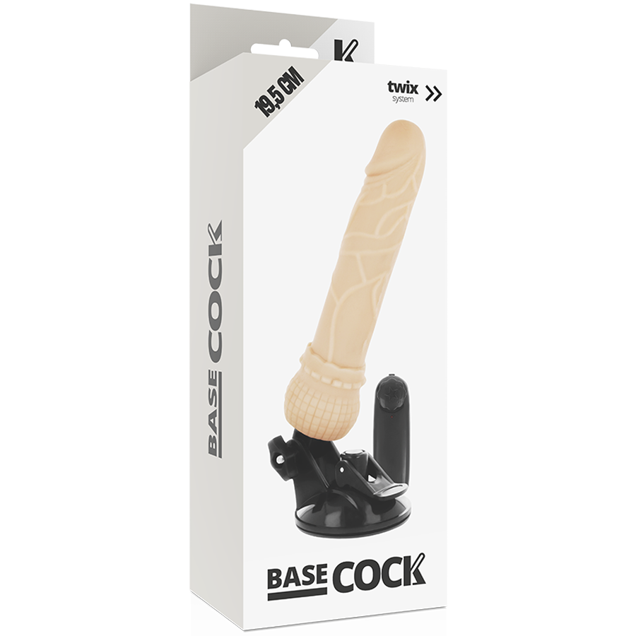 Basecock Naturale - Massaggiatore con telecomando, colore naturale - nella confezione