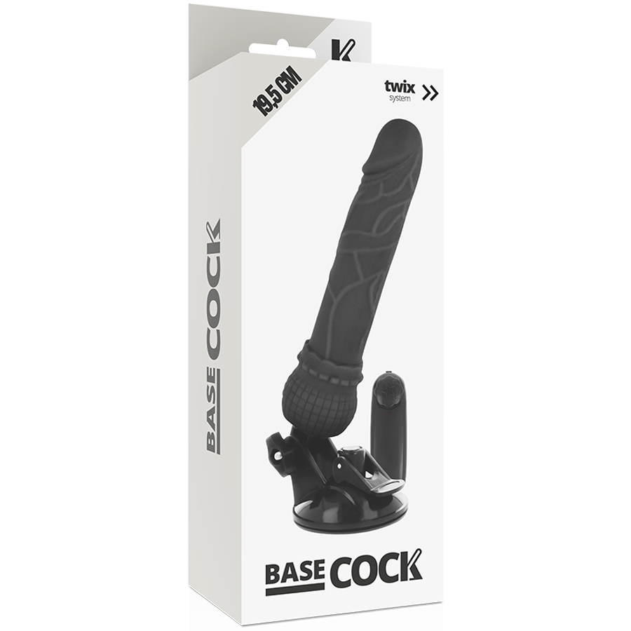 Basecock Naturale - Massaggiatore con telecomando, colore nero - nella confezione