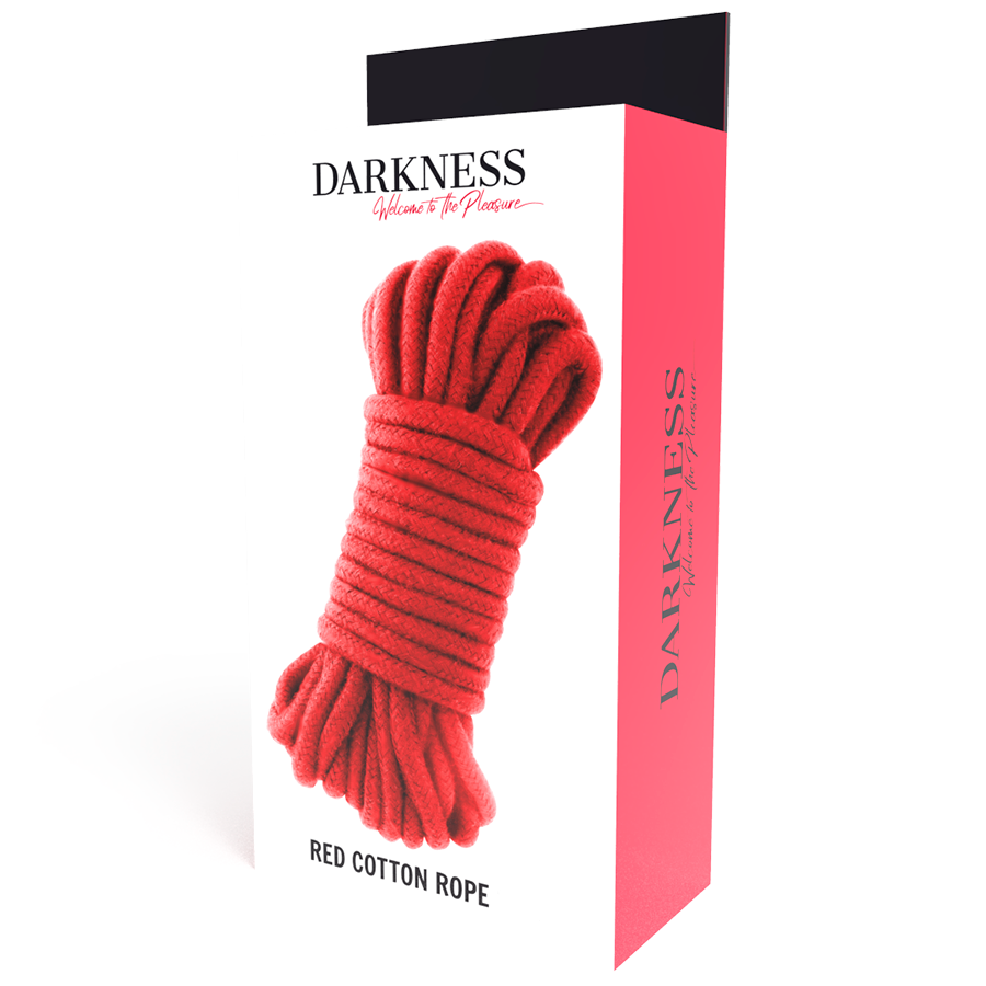 Darkness Corda Giapponese 10 - Accessorio intimo, colore rosso - nella confezione