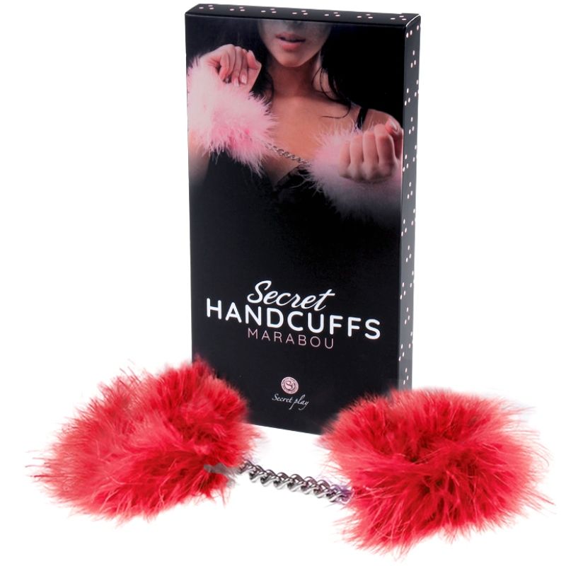 Gioco Segreto Manette Marabou - Accessorio intimo - vista laterale