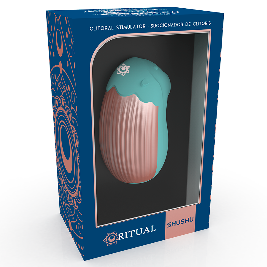 Rithual Shushu 2.0 - Mini massaggiatore, colore acqua - dettaglio