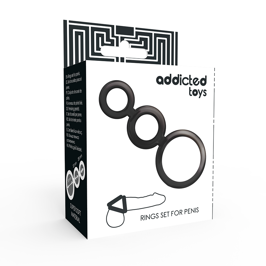 Addicted Toys Anelli - Anello per uomo, colore standard - nella confezione