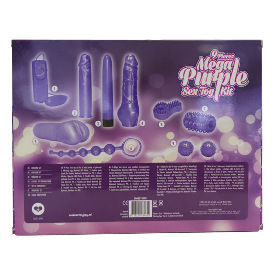 Toyjoy Solo - Kit per la coppia, colore mega kit giocattoli sessuali viola - dettaglio