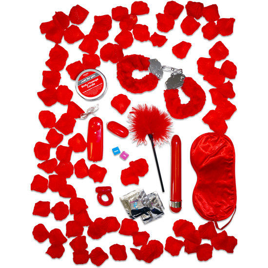 Toyjoy Solo - Kit per la coppia, colore regalo romance rosso - dettaglio