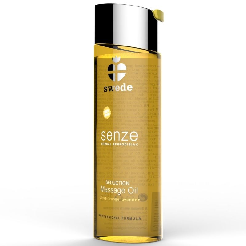 Swede Aphrodisiaco Alle Erbe Svedesi Seduzione 75 ml - Olio da massaggio, kit da 3