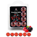 Secretplay Brasiliani Palline Frutti - Lubrificante, kit da 3
