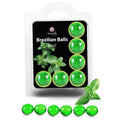 Secretplay 6 Palline Brasiliani Menta - Lubrificante, kit da 3