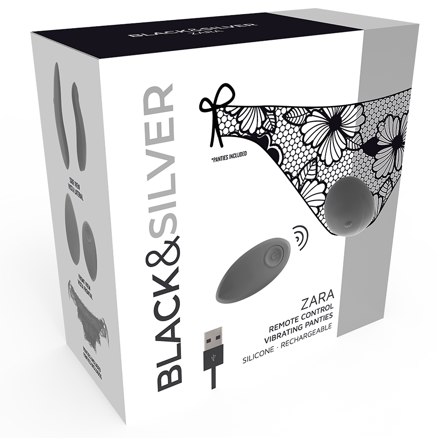 Black&Silver Zara - Massaggiatore con telecomando - dettaglio
