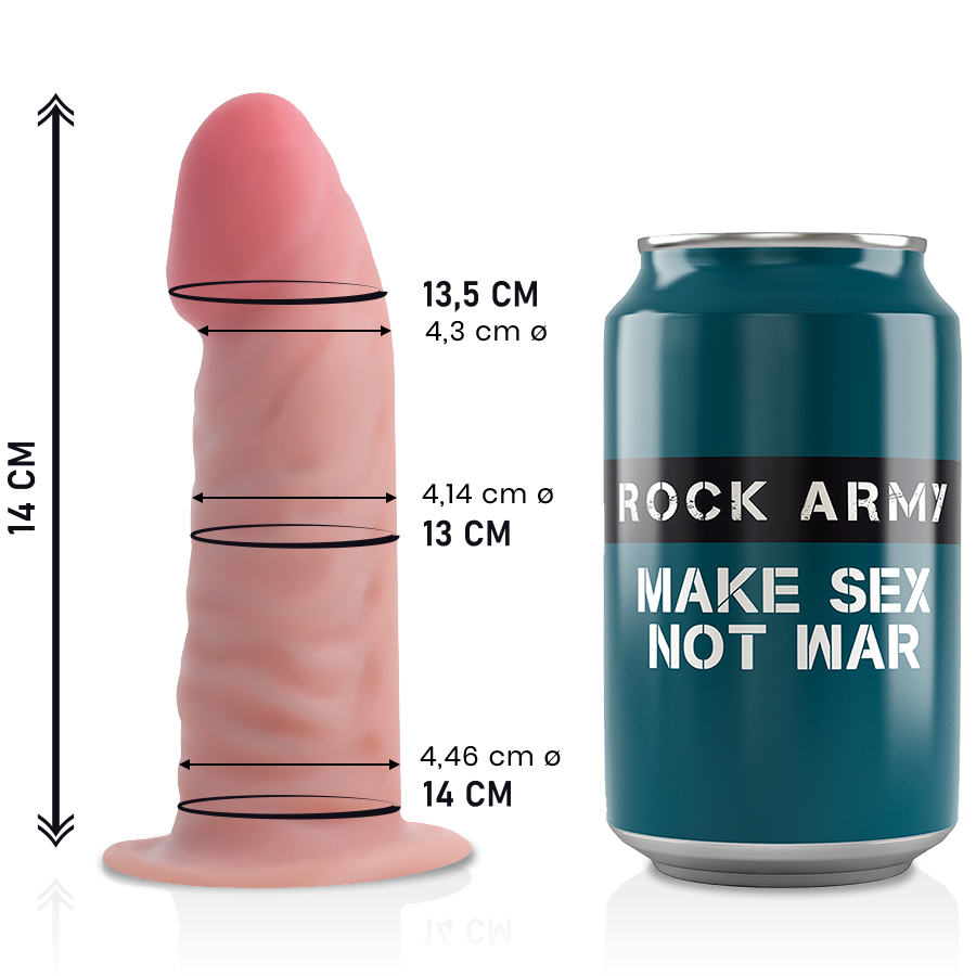 Rockarmy Dual Density Tiger 14 CM O 4.46 CM - Accessorio intimo