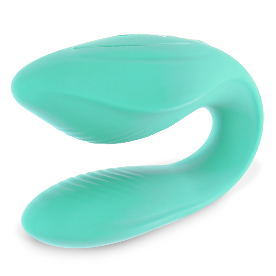 Rithual Kama - Massaggiatore con telecomando, colore acqua - in mano per le dimensioni