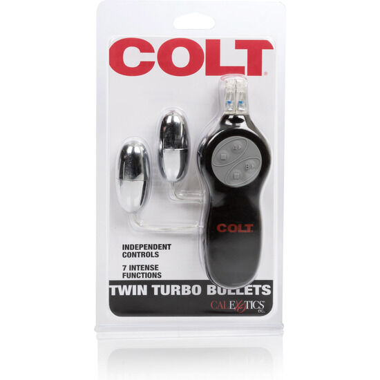 Calexotics Proiettili Colt 7 Funzioni Twin Turbo - Palline Kegel - dettaglio